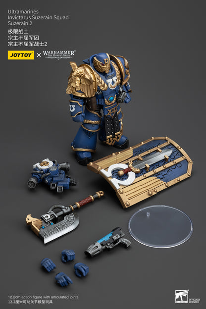 Ultramarines Invictarus Suzerain Squad full set - Warhammer "The Horus Heresy" Action Figure By JOYTOY