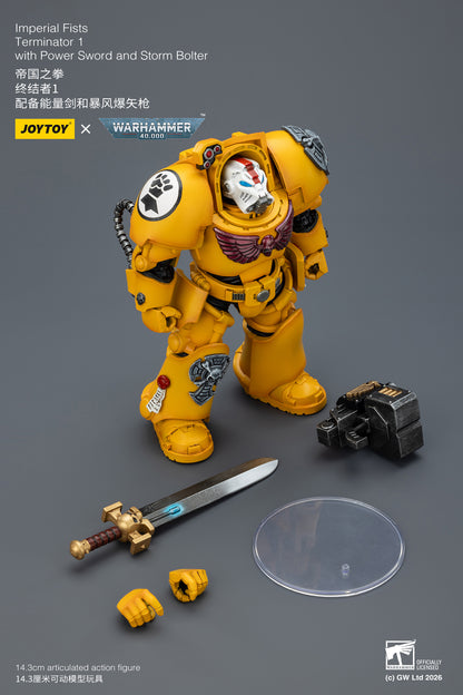 Imperial Fists Terminator-Warhammer 40k 1/18 Action Figure By JOYTOY