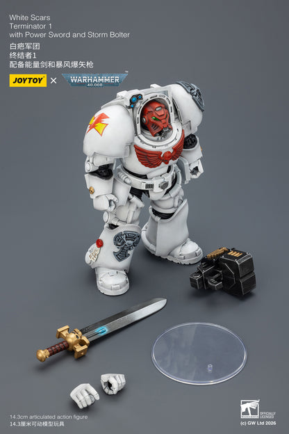 White Scars Terminator -Warhammer 40k 1/18 Action Figure By JOYTOY