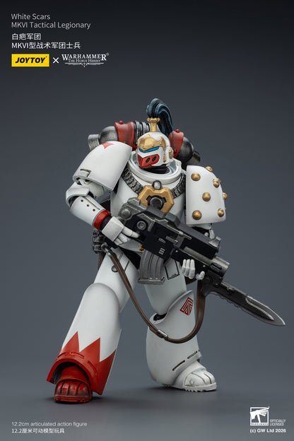 White Scars Legion Vigilator with Nemesis rifle and Bolt Pistol - Warhammer "The Horus Heresy" 1/18 Action Figure By JOYTOY