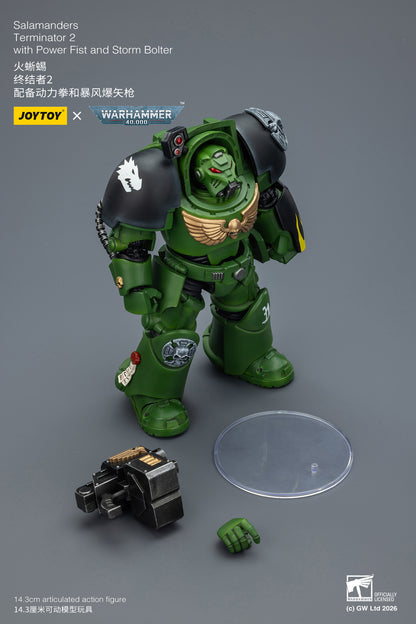 Salamanders Terminator -Warhammer 40k 1/18 Action Figure By JOYTOY