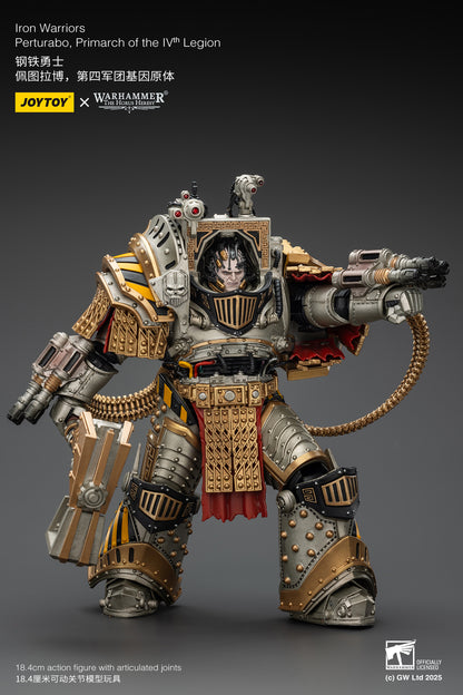 Iron Warriors Perturabo, Primarch of the lVth Legion- 1/18 Warhammer 'The Horus Heresy' By JOYTOY