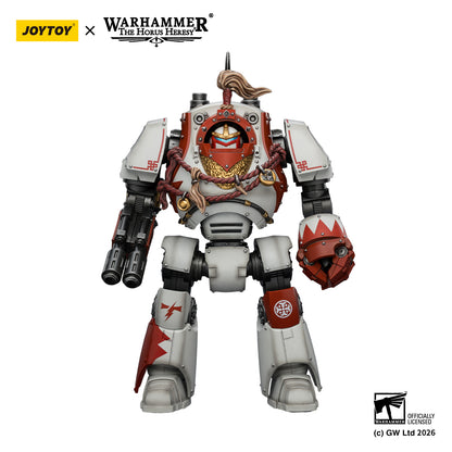 White Scars Qin Xa & Hibou Khan &Contemptor Dreadnought-Warhammer 40k 1/18 Action Figure By JOYTOY