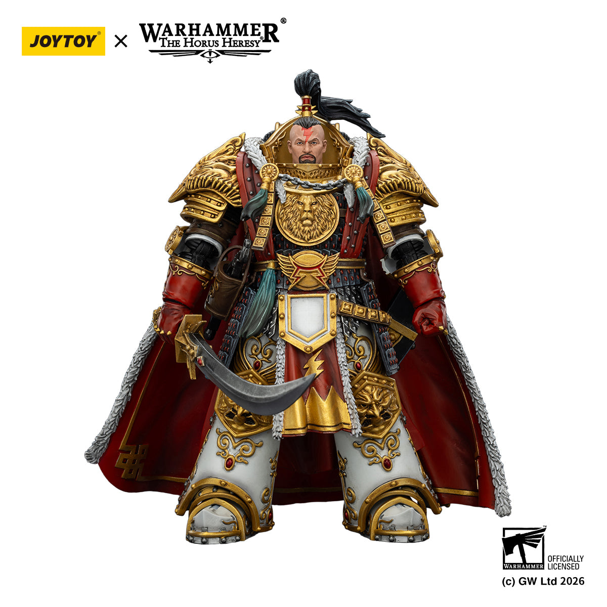 White Scars Jaghatai Khan Primarch &  Tactical Legionary "The Horus Heresy" -Warhammer 40k 1/18 Action Figure By JOYTOY