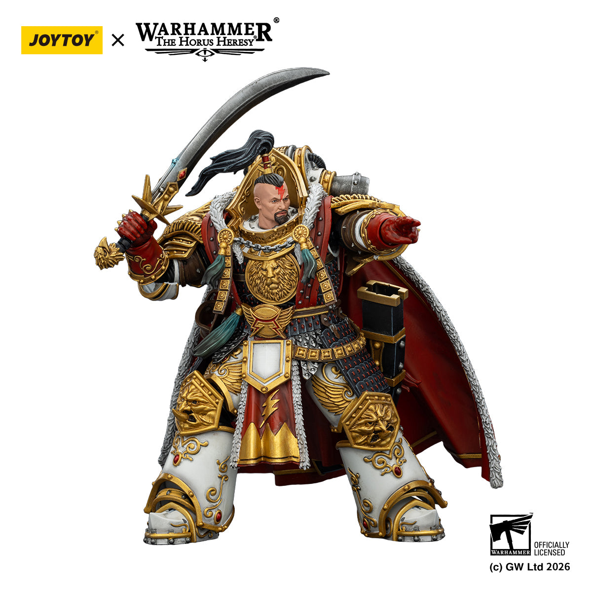 White Scars Jaghatai Khan Primarch &  Tactical Legionary "The Horus Heresy" -Warhammer 40k 1/18 Action Figure By JOYTOY