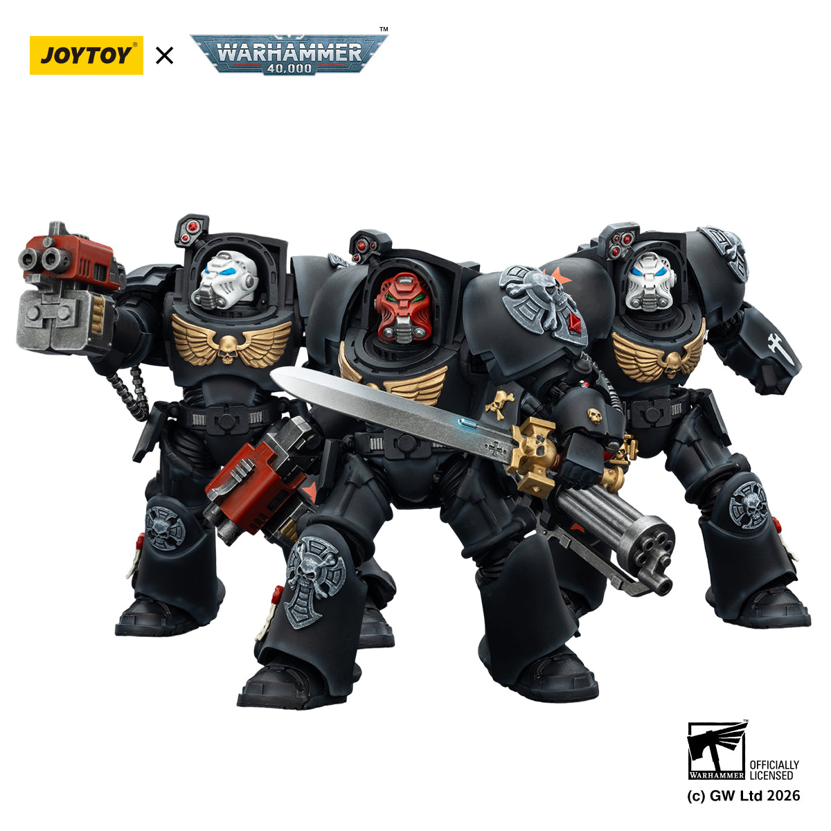 Black Templars Terminator -Warhammer 40k 1/18 Action Figure By JOYTOY