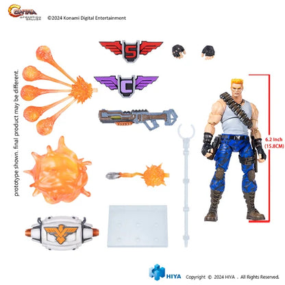 Contra Operation Galuga Bill Rizer & Lance Bean - Exquisite Basic Series 1/12 Scale Action Figure By HIYA Toys