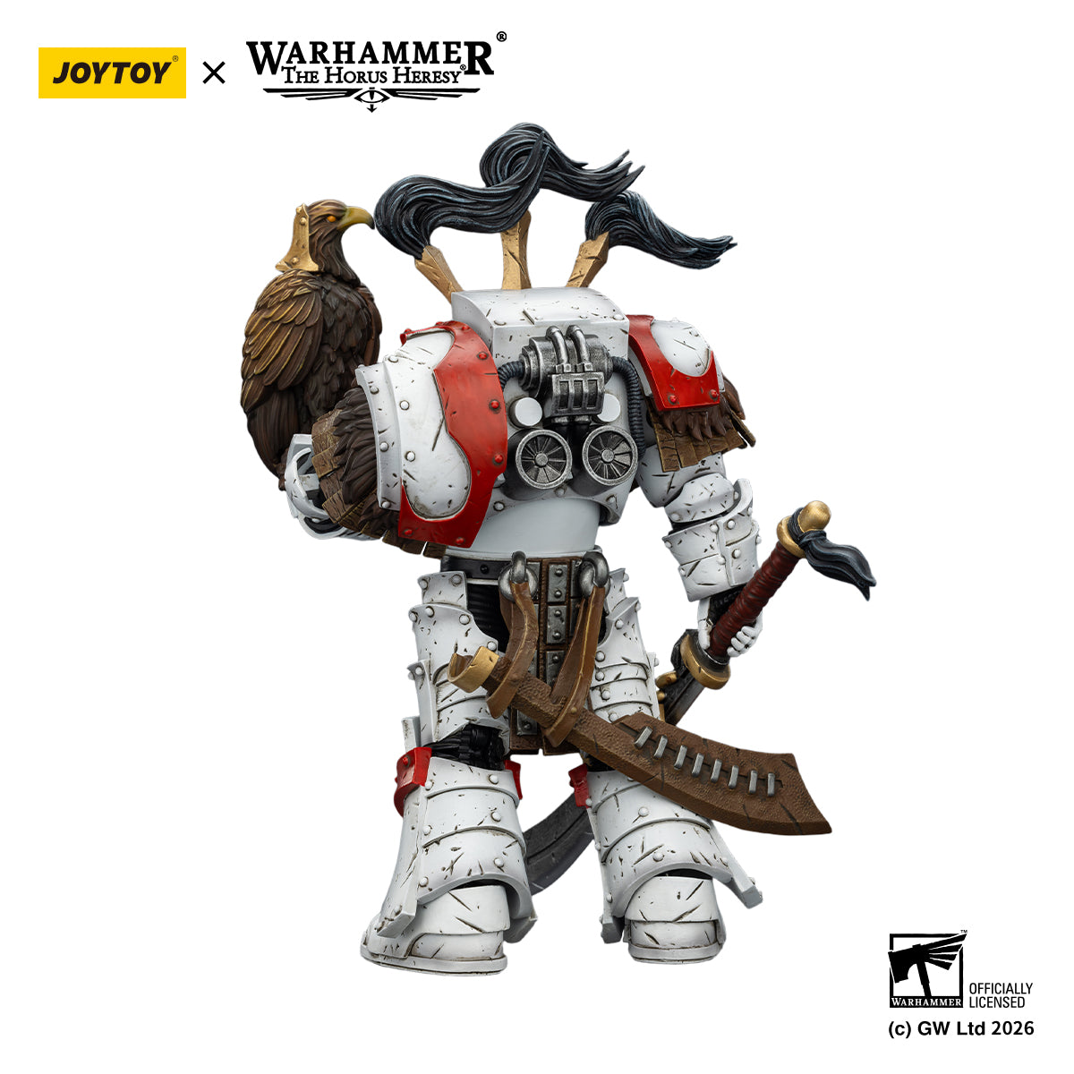 White Scars Stormseer Consul & Legion Praetor -Warhammer 40k 1/18 Action Figure By JOYTOY