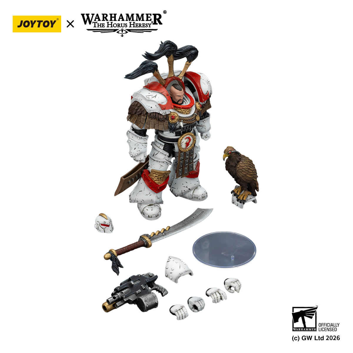 White Scars Stormseer Consul & Legion Praetor -Warhammer 40k 1/18 Action Figure By JOYTOY