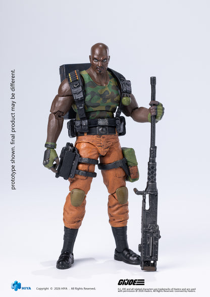RoadBlock-G.I JOE Exquisite Mini Series 1/18 Scale - Action Figure By HIYA Toys