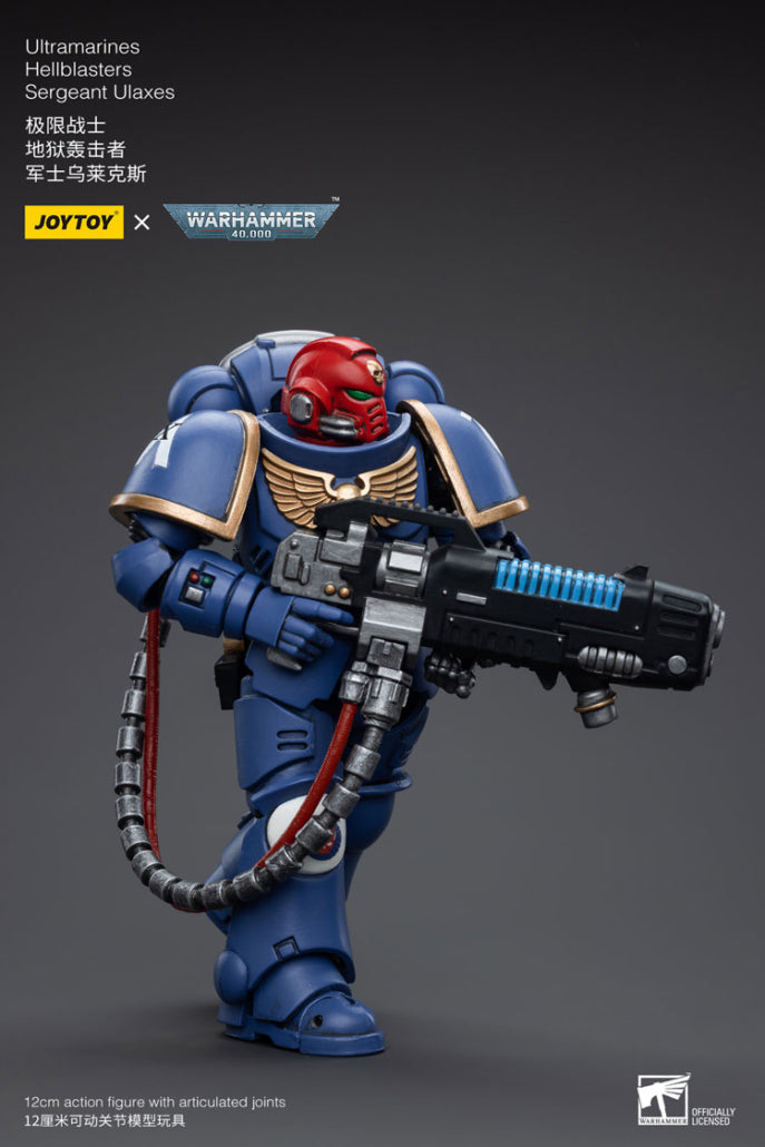 Ultramarines Hellblasters Sergeant Ulaxes - Warhammer 40K Action Figure By JOYTOY