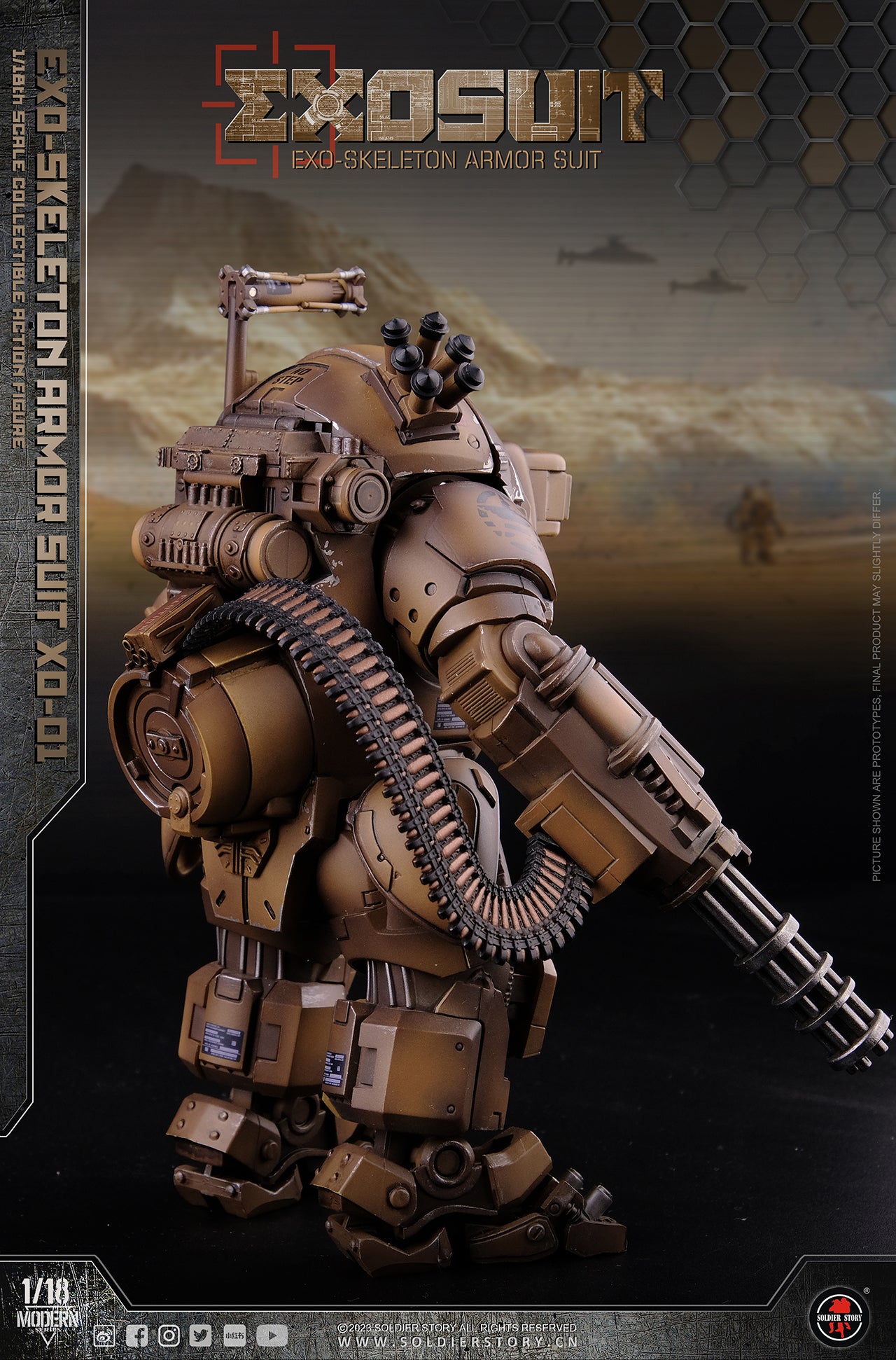 1/18 Scale EXO-Skeleton Armor Suit XO-01 - Soldier Story (Rerun)