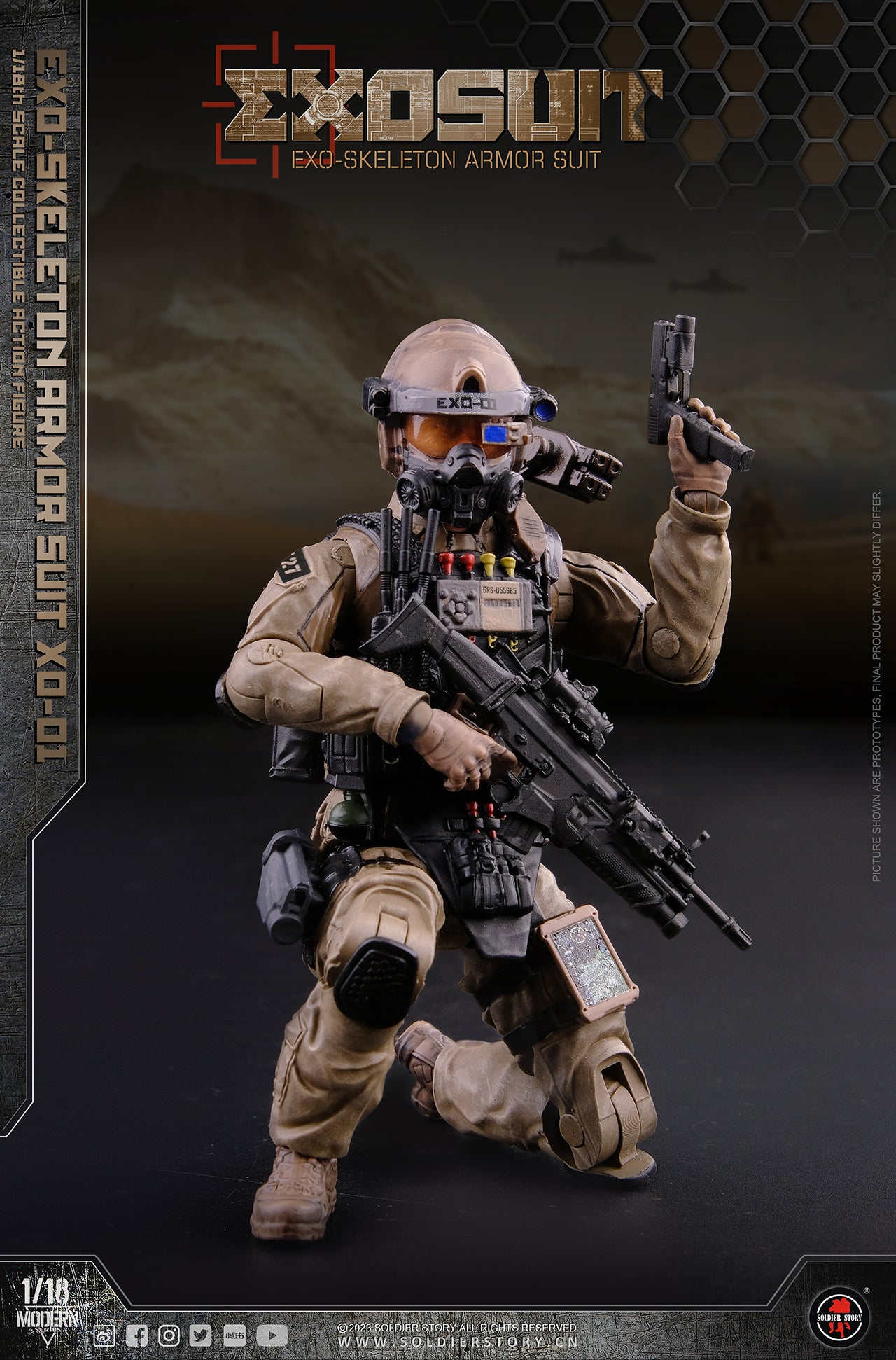 1/18 Scale EXO-Skeleton Armor Suit XO-01 - Soldier Story (Rerun)