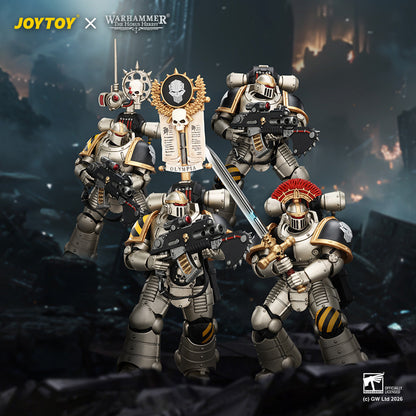 Iron Warriors Mkll Tactical Sergeant & Legionary - Primarch-Warhammer 40k 1/18 Action Figure By JOYTOY