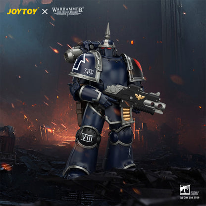 Night Lords MKVI Tactical Legionary & MK III Tactical Legionary - "The Horus Heresy" Primarch-Warhammer 40k 1/18 Action Figure By JOYTOY