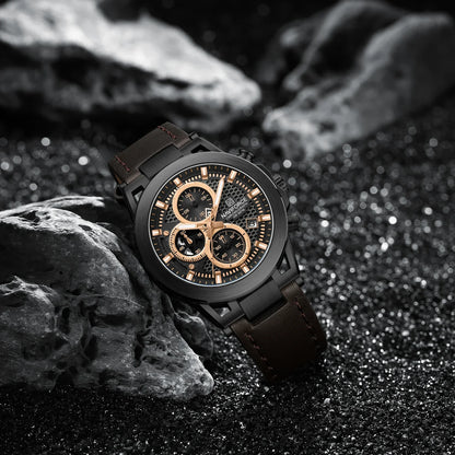 NAVIFORCE Watch 8073 Business Waterproof  Quartz Watch.