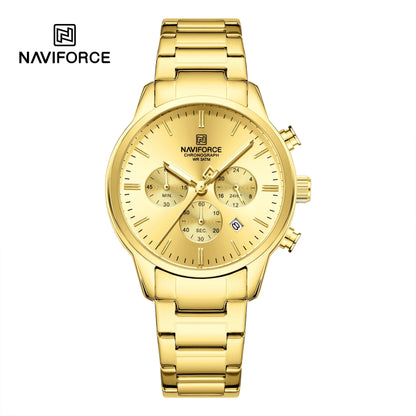 NAVIFORCE Watch 8076 Business Waterproof  Quartz Watch.