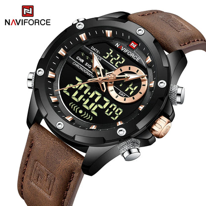 NAVIFORCE-9208-Men's Waterproof Casual Watch