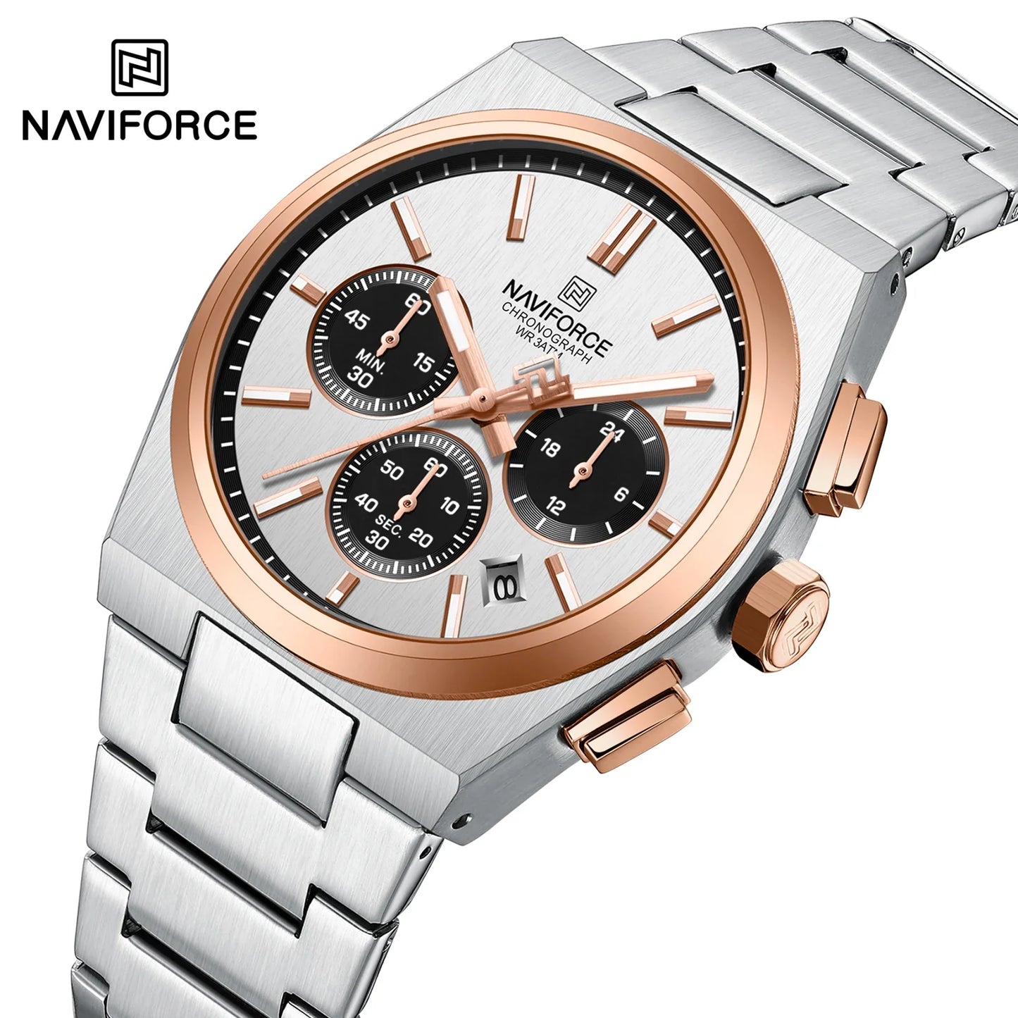 NAVIFORCE 8048 -Business Quartz Timepiece for Men