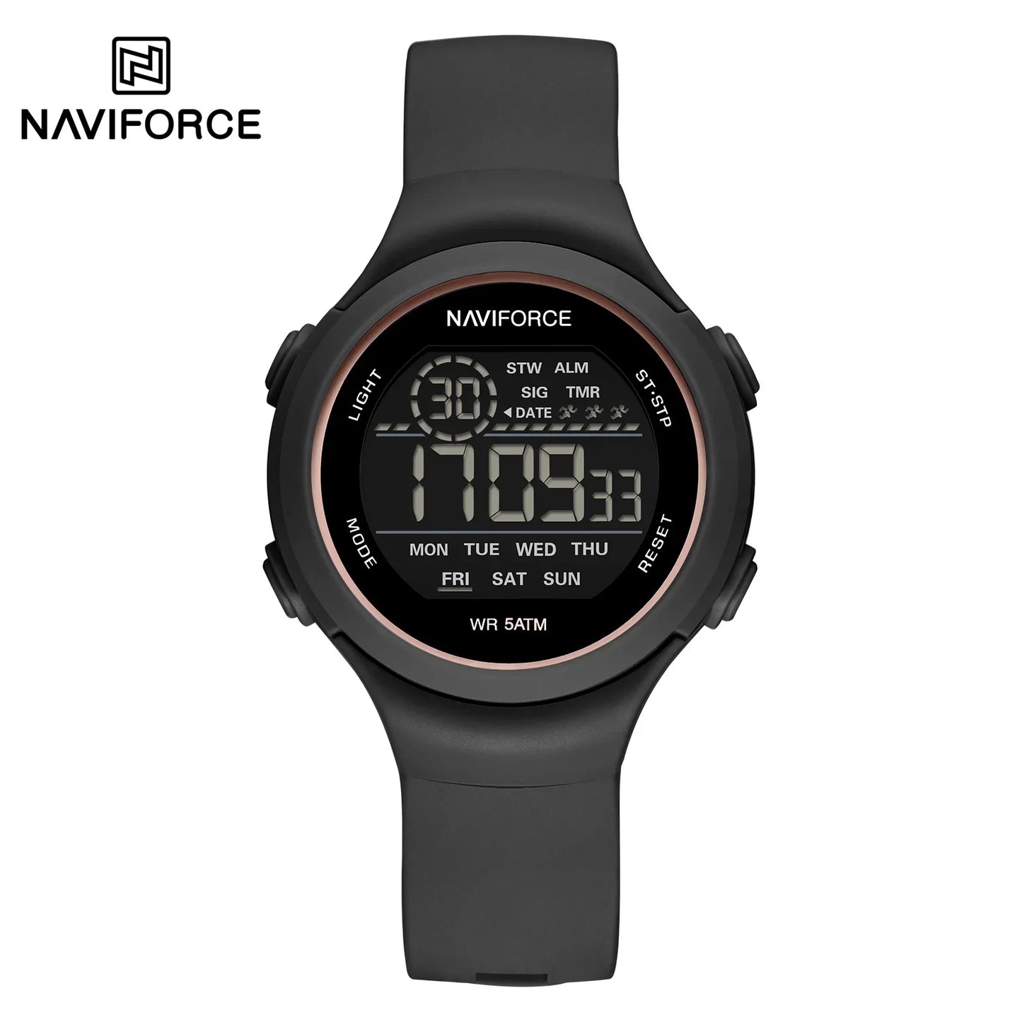 NAVIFORCE-7119-Waterproof electronic watch