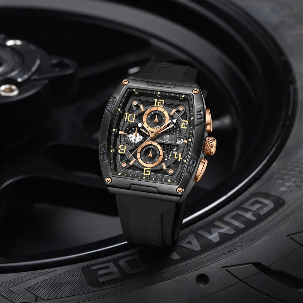 NAVIFORCE 8052 -Business Quartz Timepiece for Men