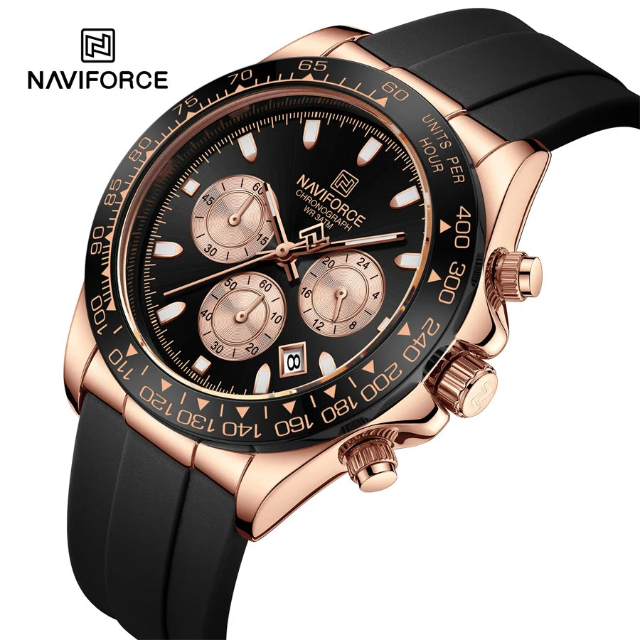 NAVIFORCE 8054-Men's Waterproof Quartz Watch
