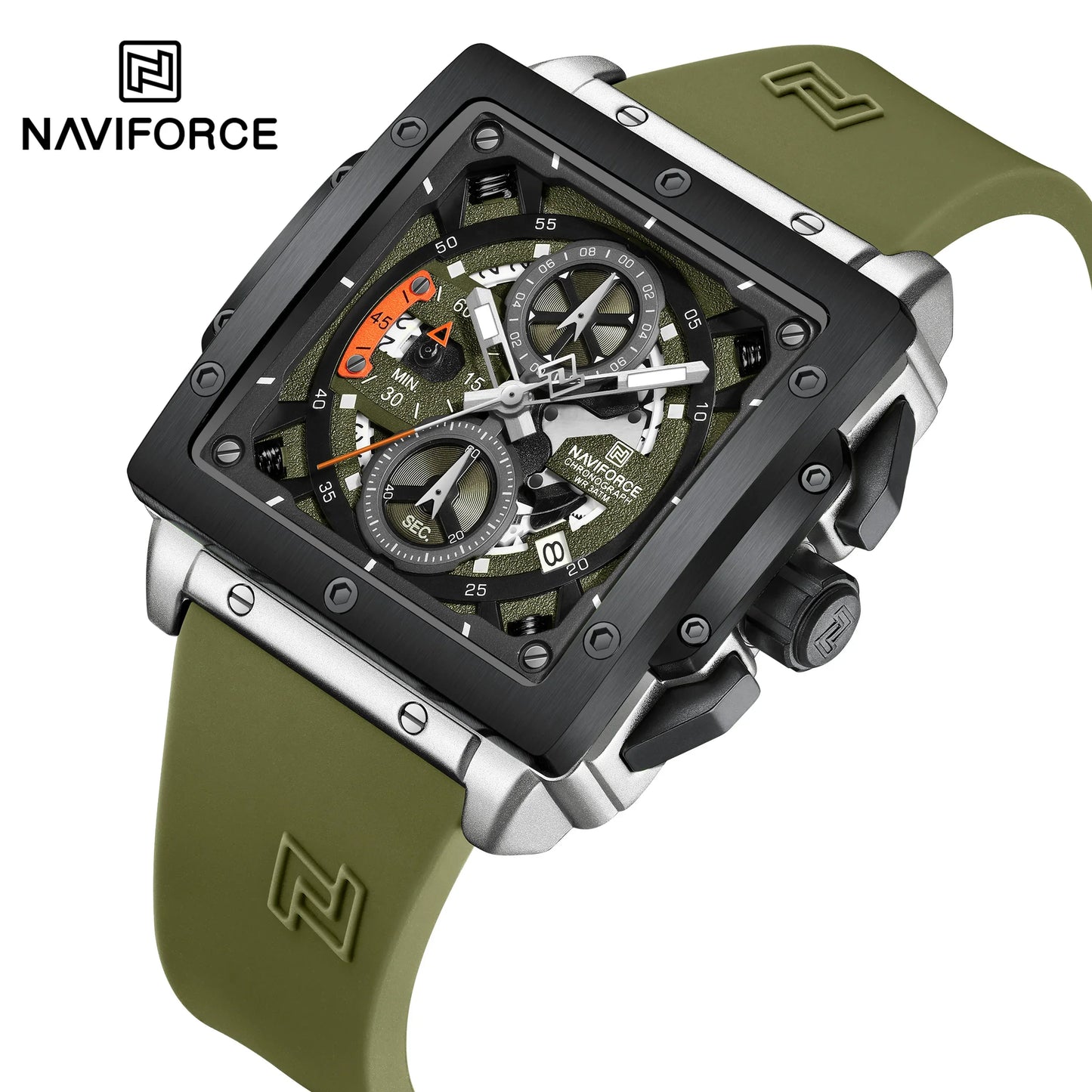 NAVIFORCE 8064-Luxury Quartz Watch for Men.