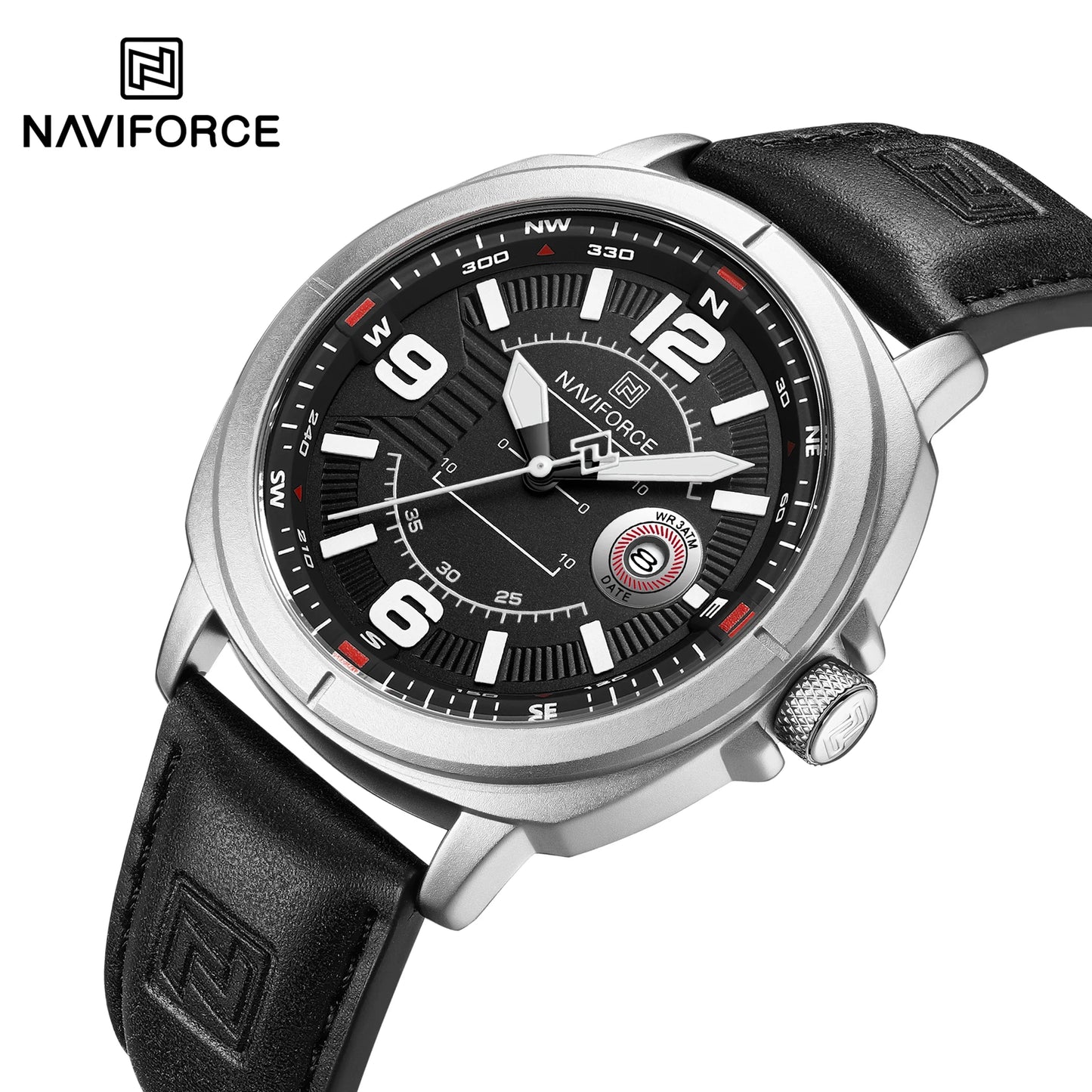 NAVIFORCE Watch 8078 New Fashion Quartz Wristwatch for Men.