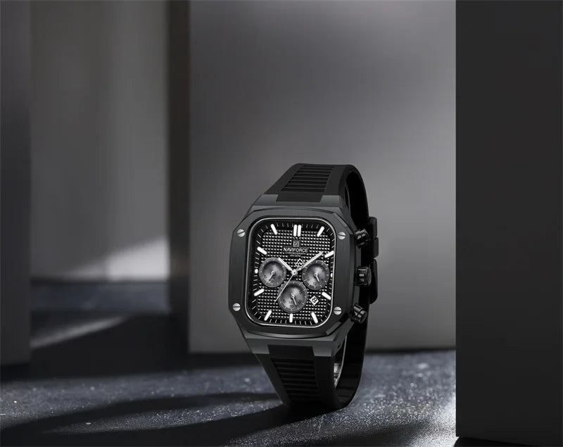 NAVIFORCE 8037-Men's Waterproof Quartz Watch