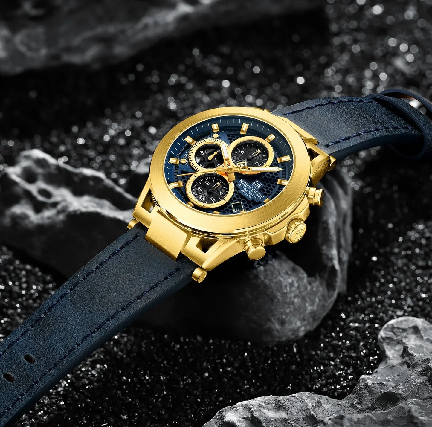 NAVIFORCE Factory 8073 Business Waterproof  Quartz Watch.