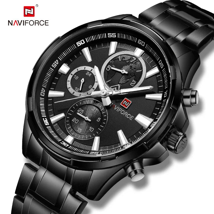 NAVIFORCE-9089 - Luxury Quartz Watch