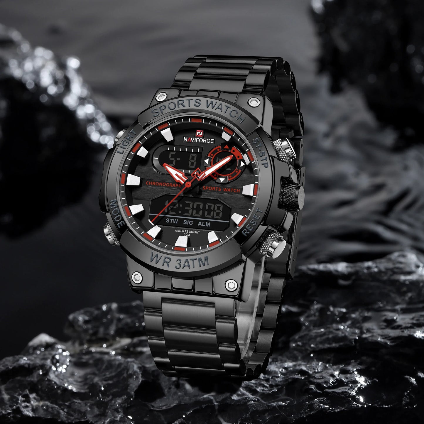 NAVIFORCE 9237 Business Waterproof  Quartz Watch.