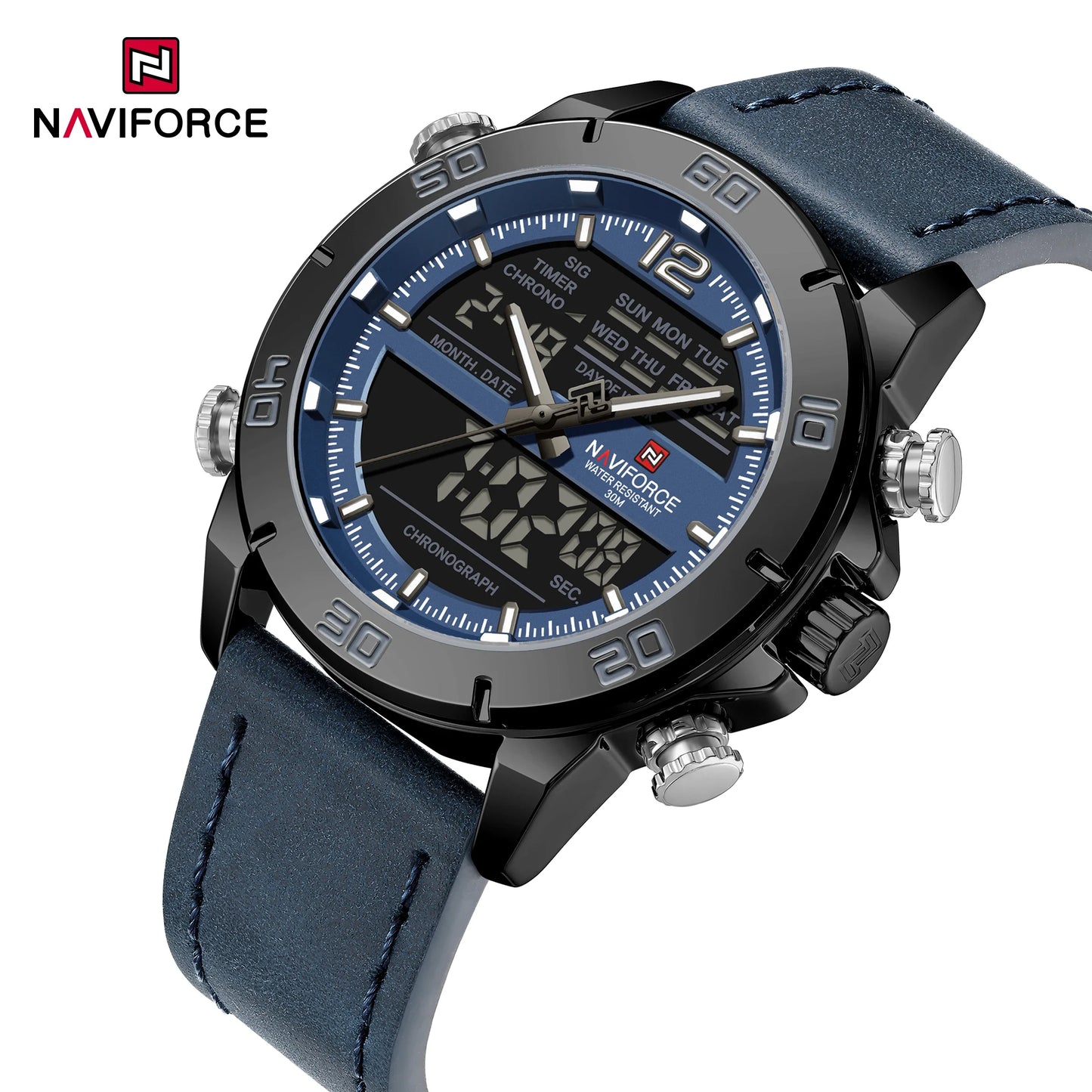 NAVIFORCE Watch 9253L Business Waterproof  Quartz Watch.