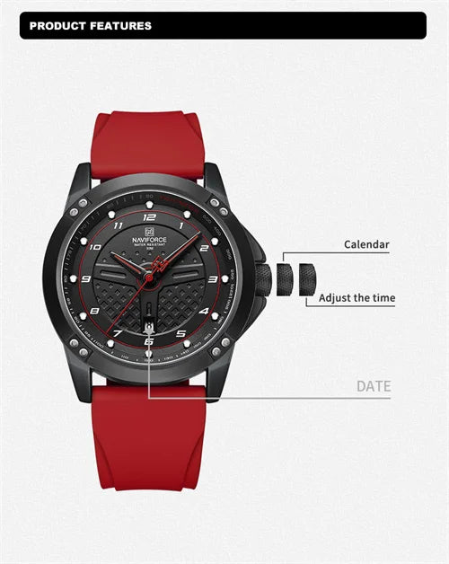 NAVIFORCE 8031-Men's Waterproof Quartz Watch