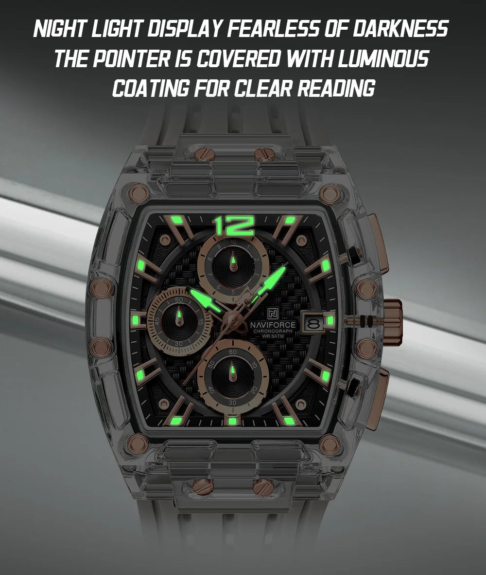 NAVIFORCE 7105 High-Quality Waterproof Watch
