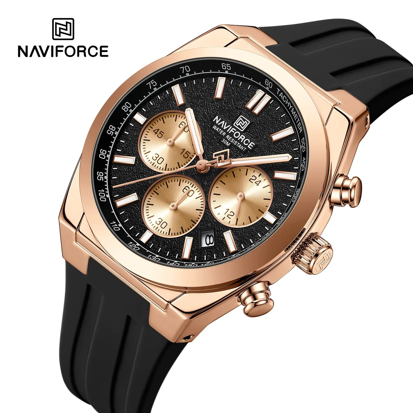 NAVIFORCE Watch 8080 Business Waterproof  Quartz Watch.
