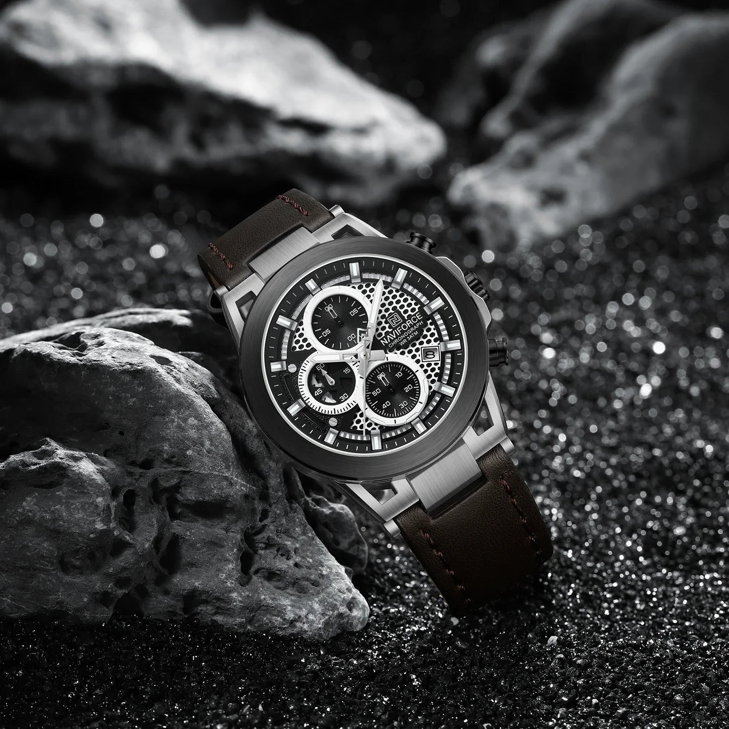 NAVIFORCE Watch 8073 Business Waterproof  Quartz Watch.