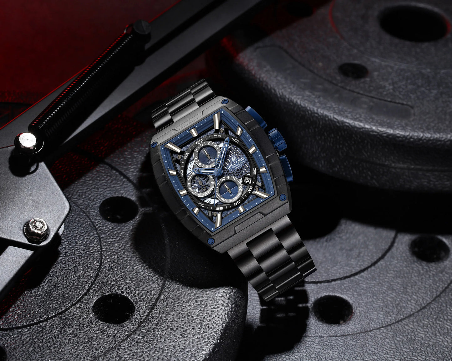 NAVIFORCE Watch 8066 Business Waterproof  Quartz Watch.