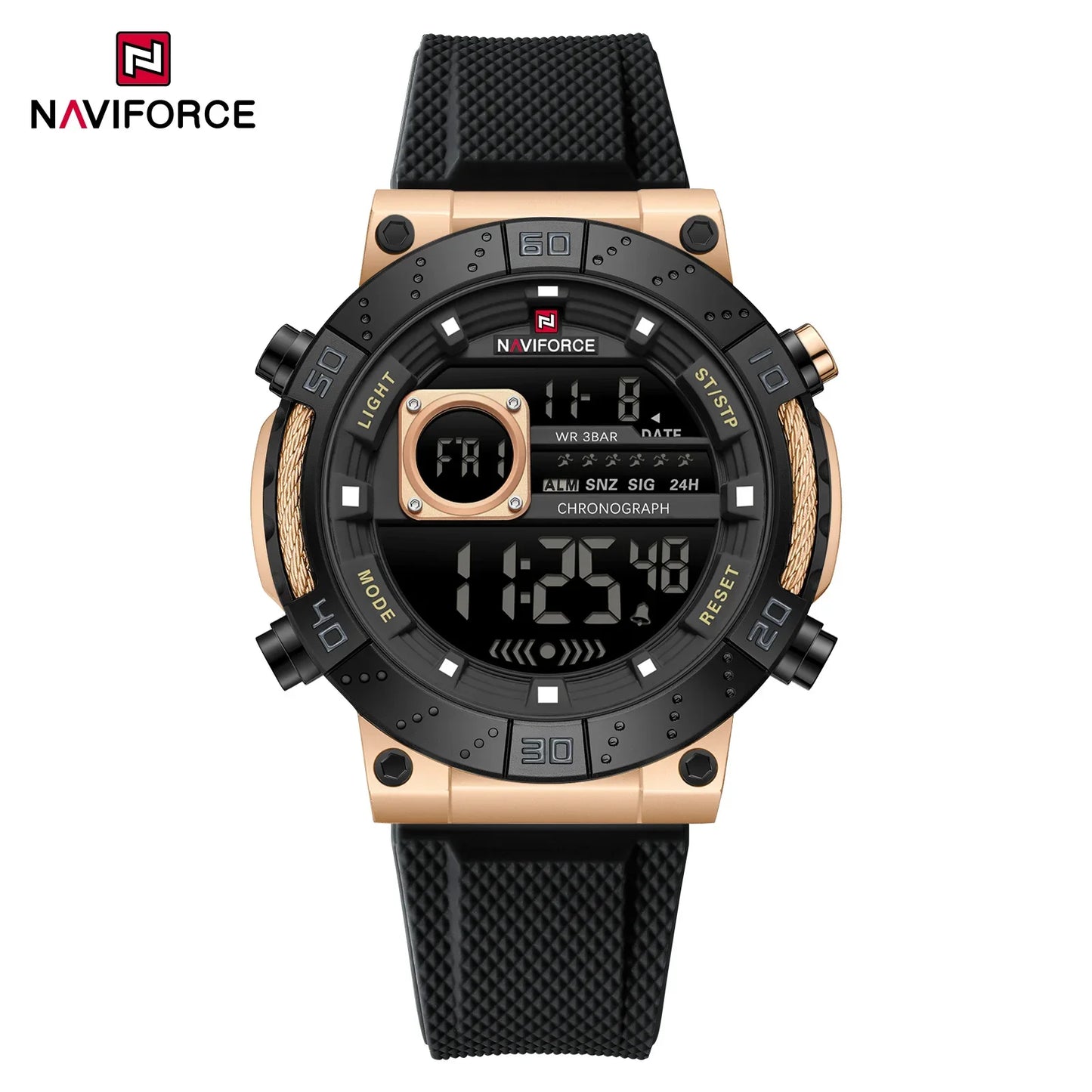 NAVIFORCE 9241T Watches Waterproof  Wristwatch for Men.