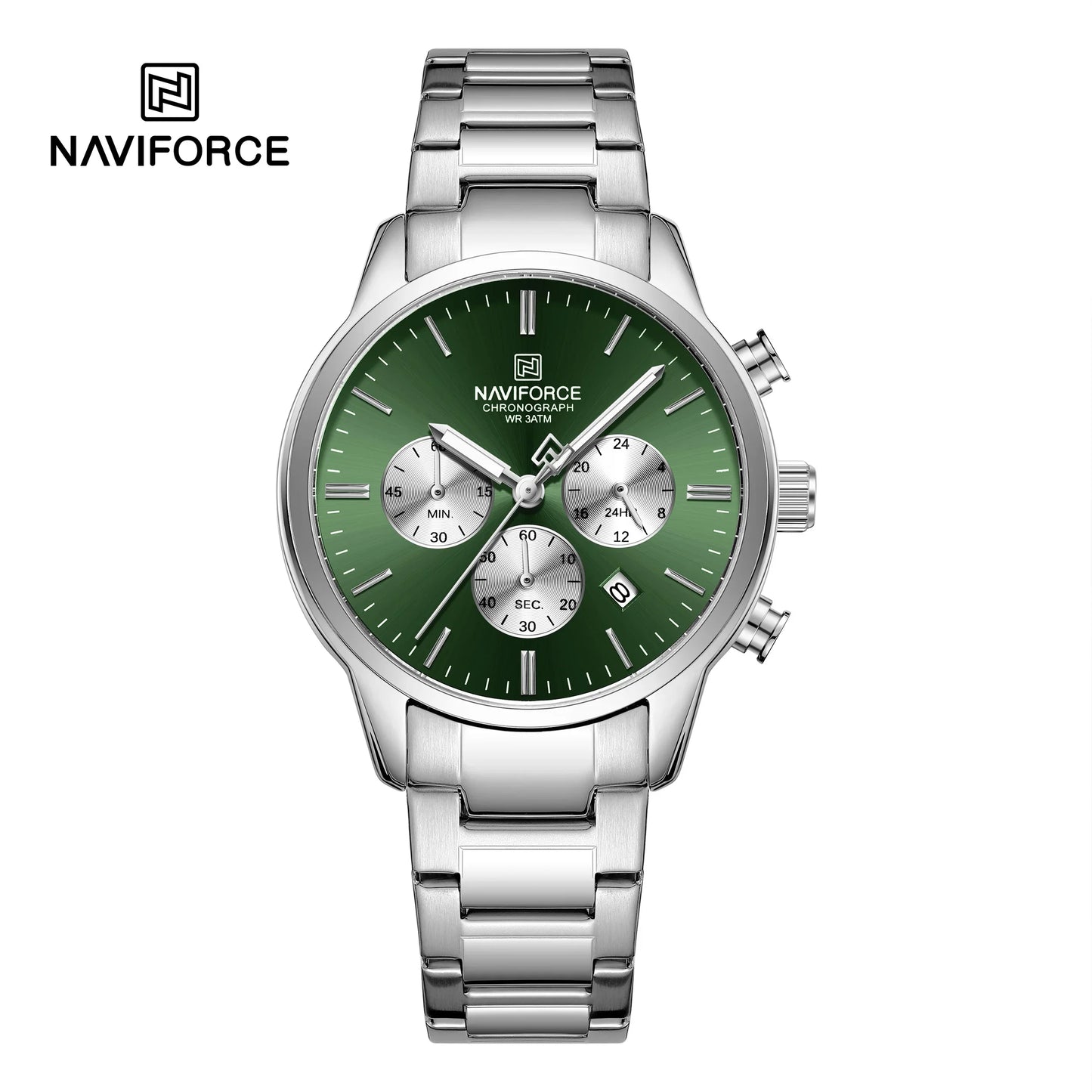 NAVIFORCE Watch 8076 Business Waterproof  Quartz Watch.