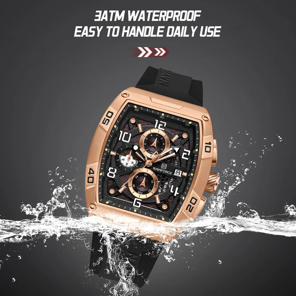 NAVIFORCE 8052-Business Quartz Timepiece for Men