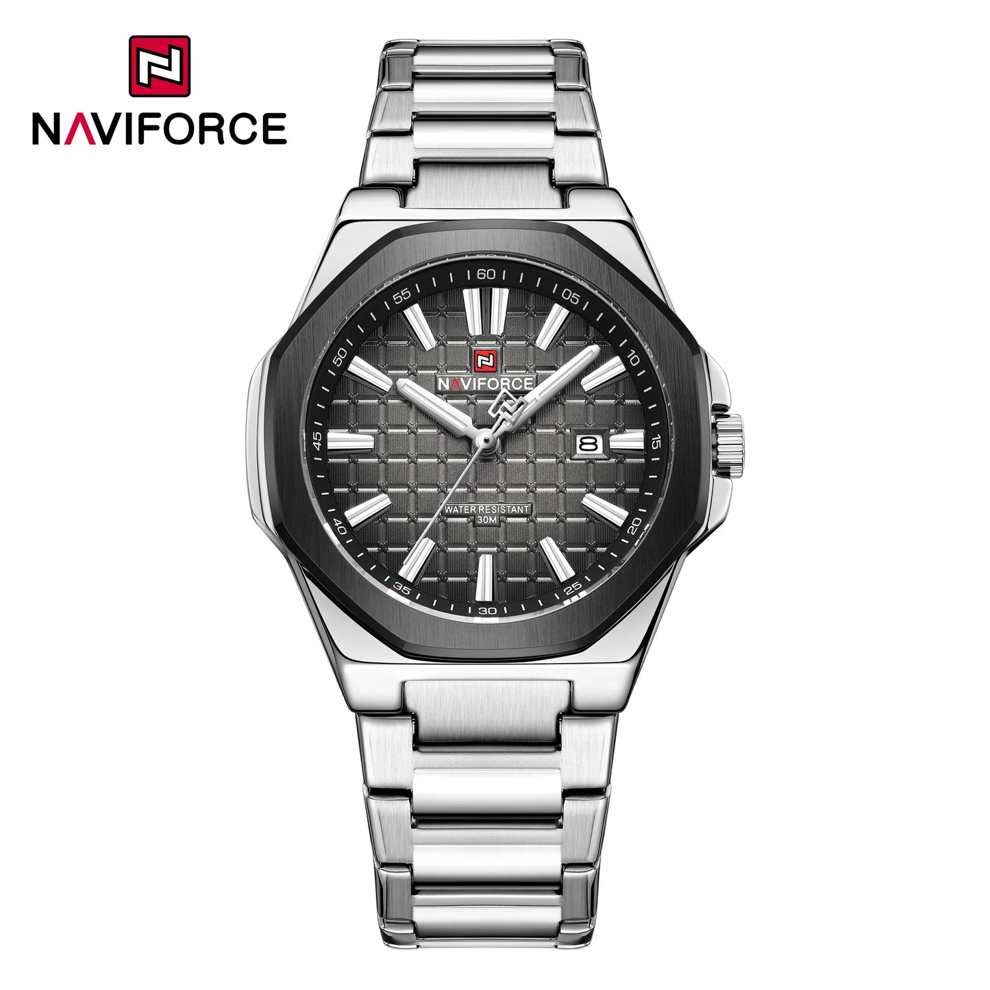 NAVIFORCE Watch 9258 Business Waterproof  Quartz Watch.