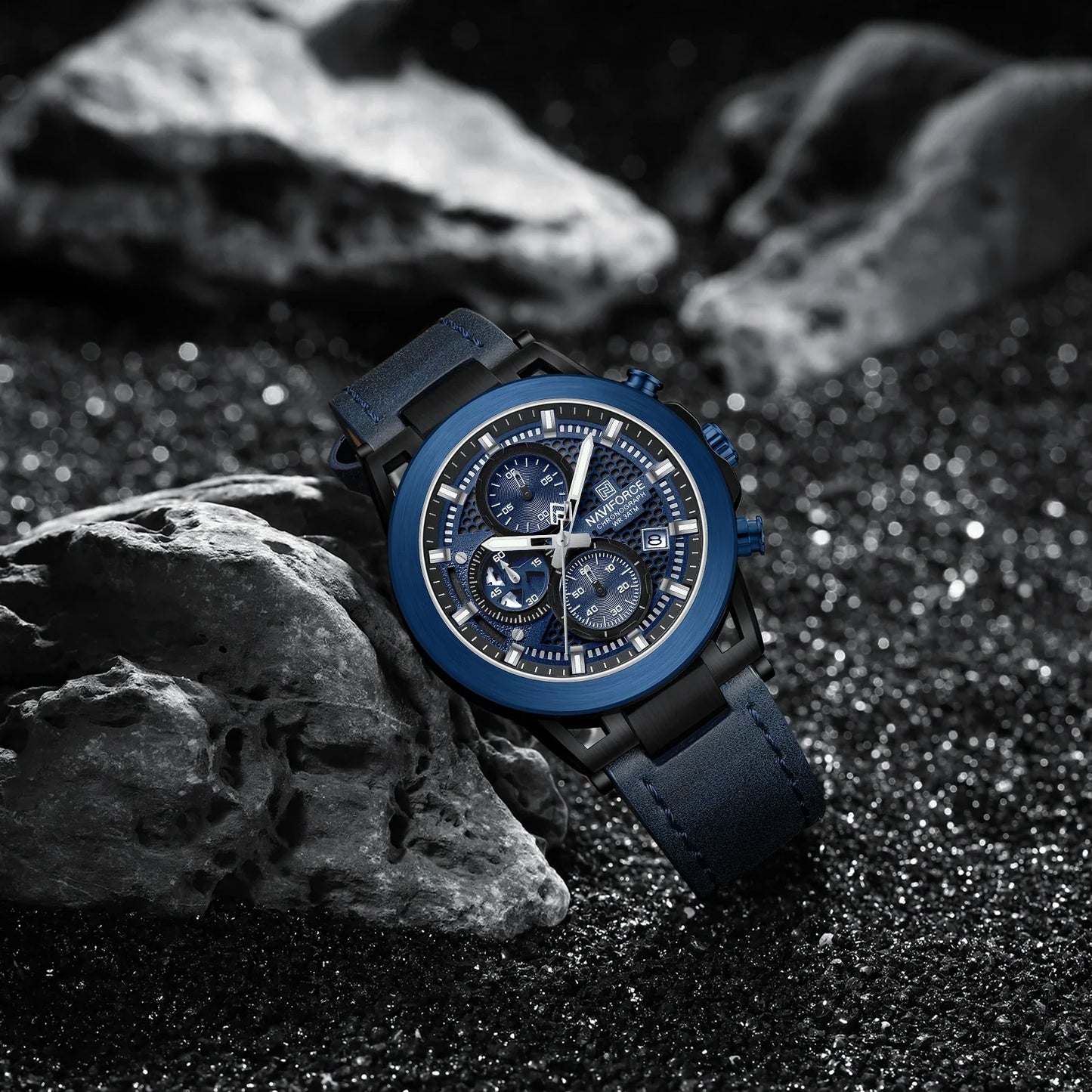 NAVIFORCE 8073 Quartz Business Waterproof  Quartz Watch.