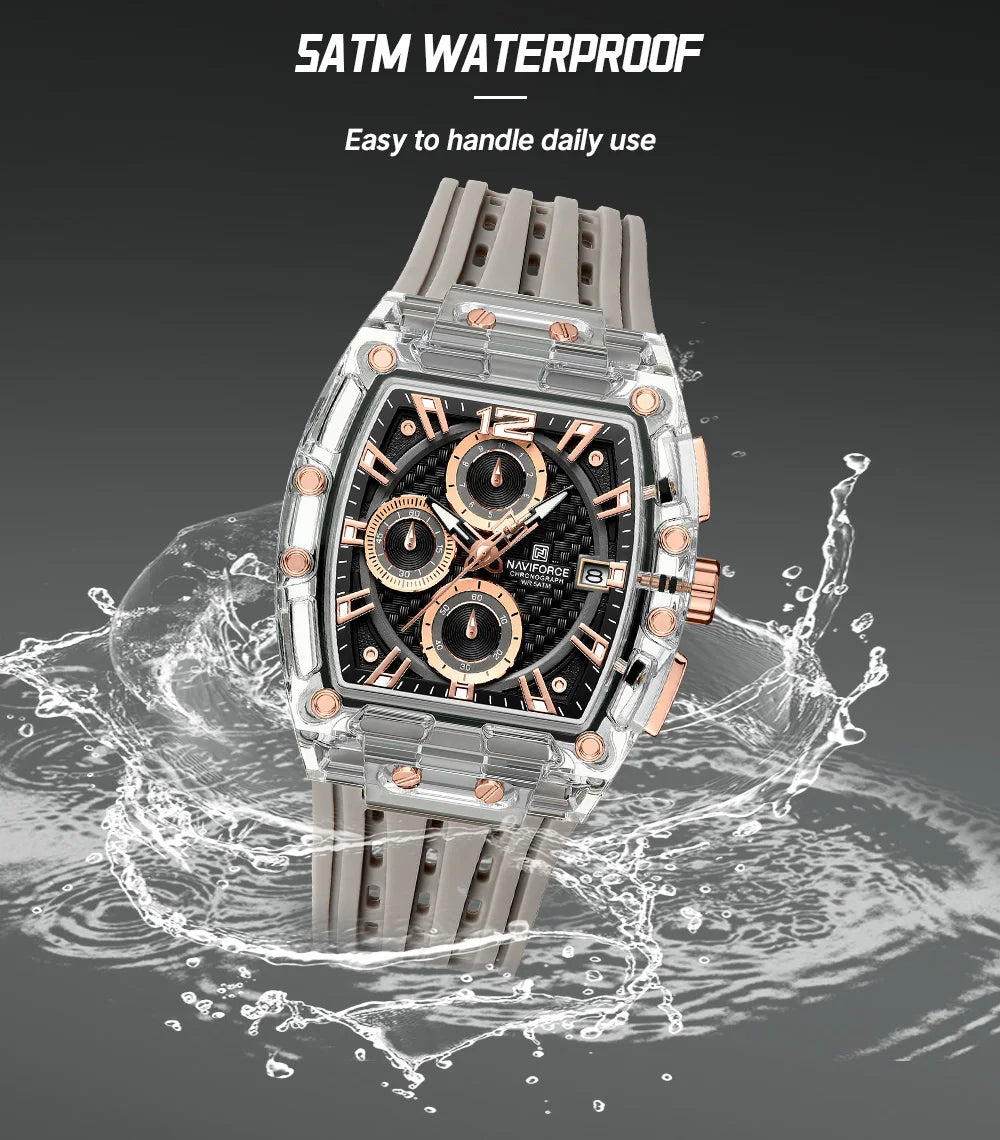 NAVIFORCE 7105 High-Quality Waterproof Watch