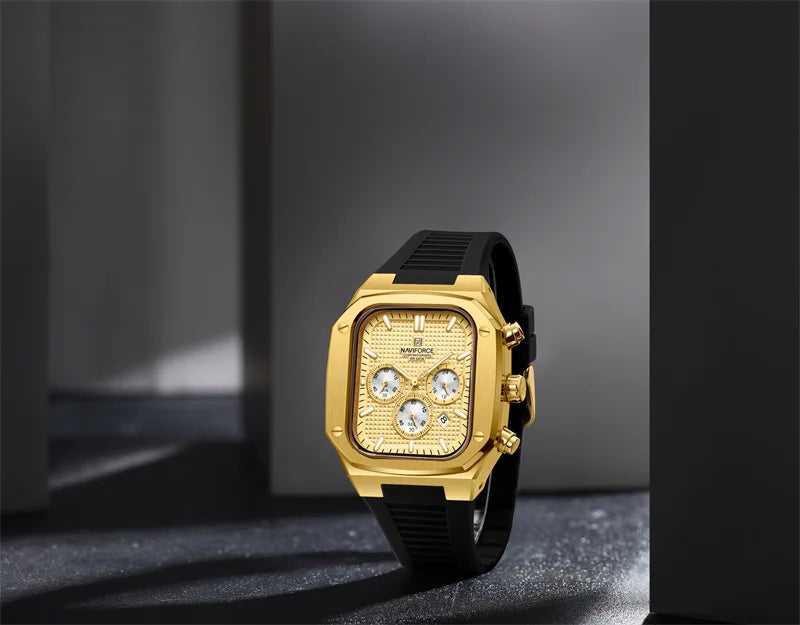 NAVIFORCE 8037-Men's Waterproof Quartz Watch