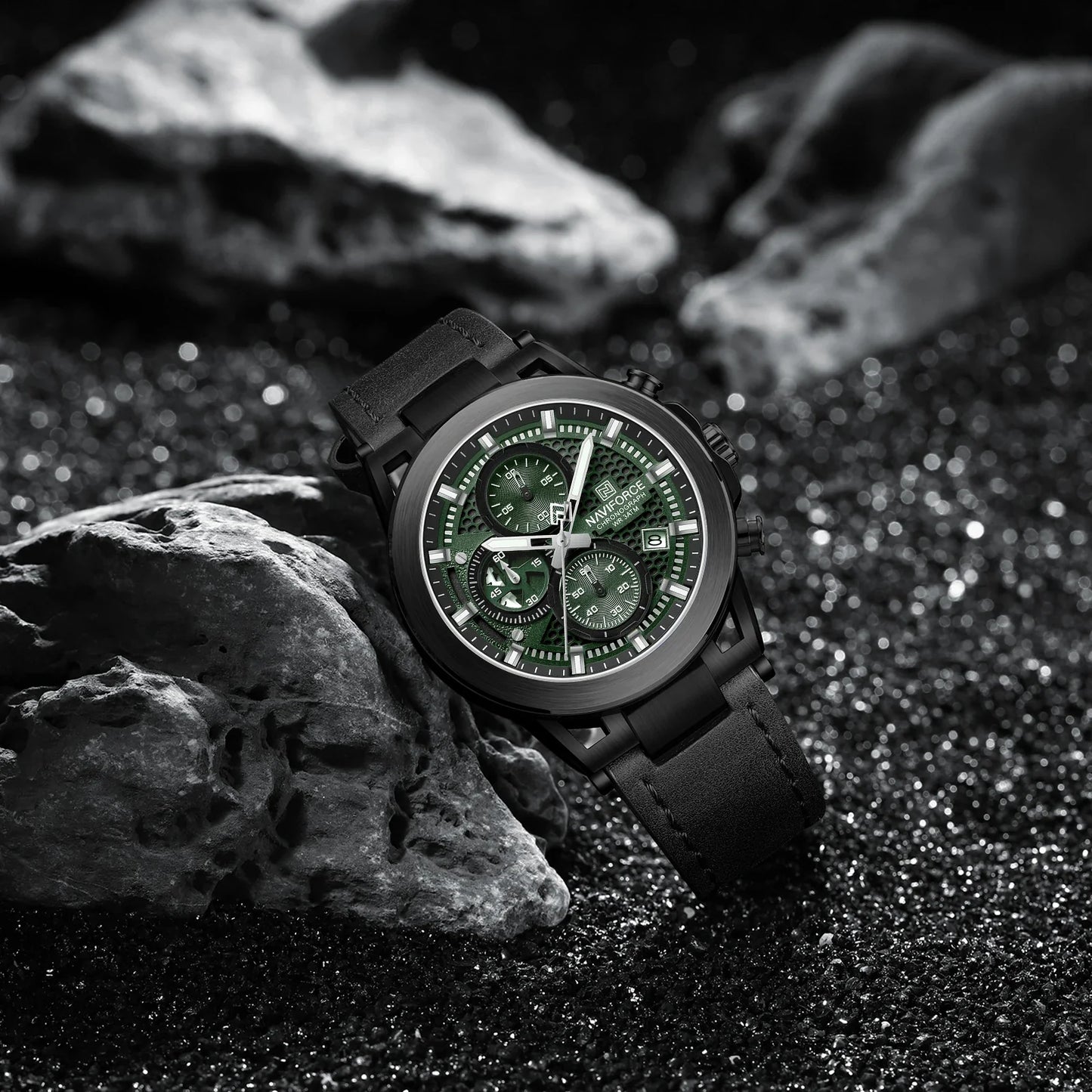 NAVIFORCE Watch 8073 Business Waterproof  Quartz Watch.