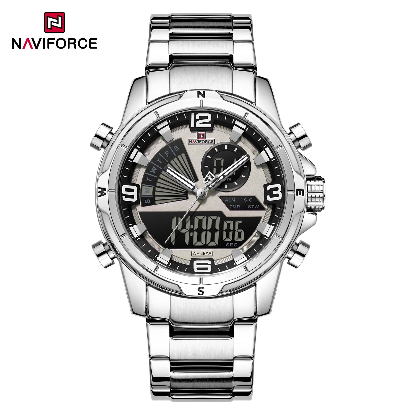 NAVIFORCE Watch 9257 Business Waterproof  Quartz Watch.