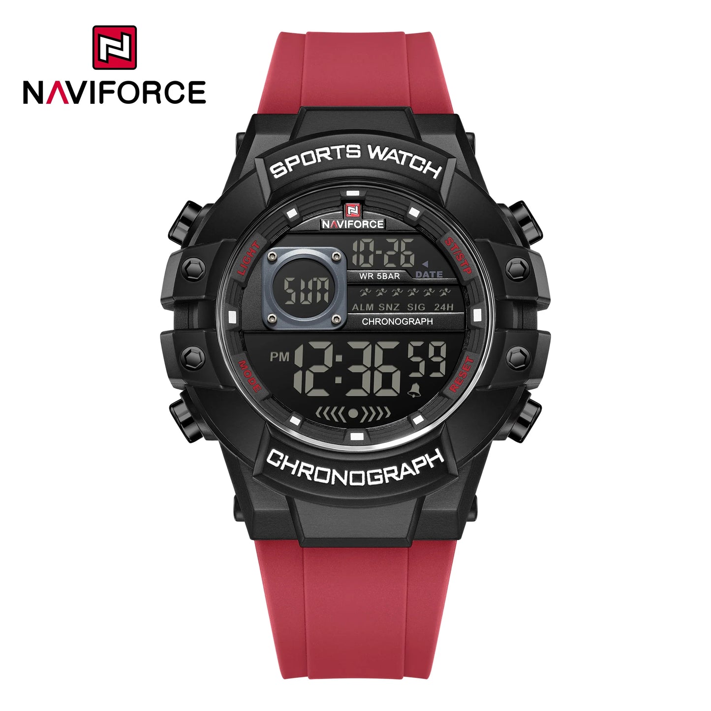 NAVIFORCE-6102 Men's Waterproof Digital Watch