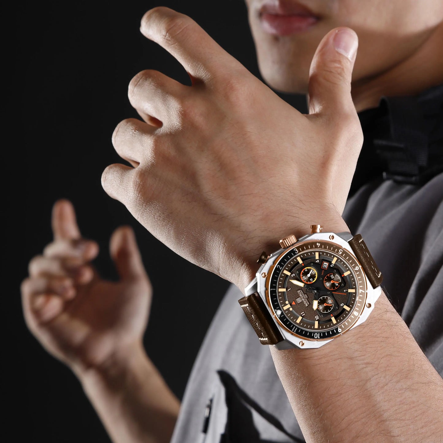 NAVIFORCE 8057 -Luxury Men's Timepiece