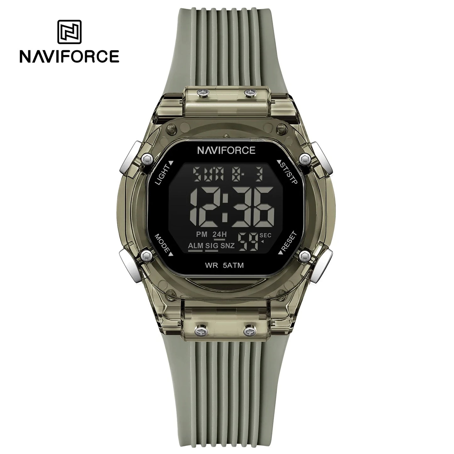 NAVIFORCE-6114-Popular waterproof electronic watch